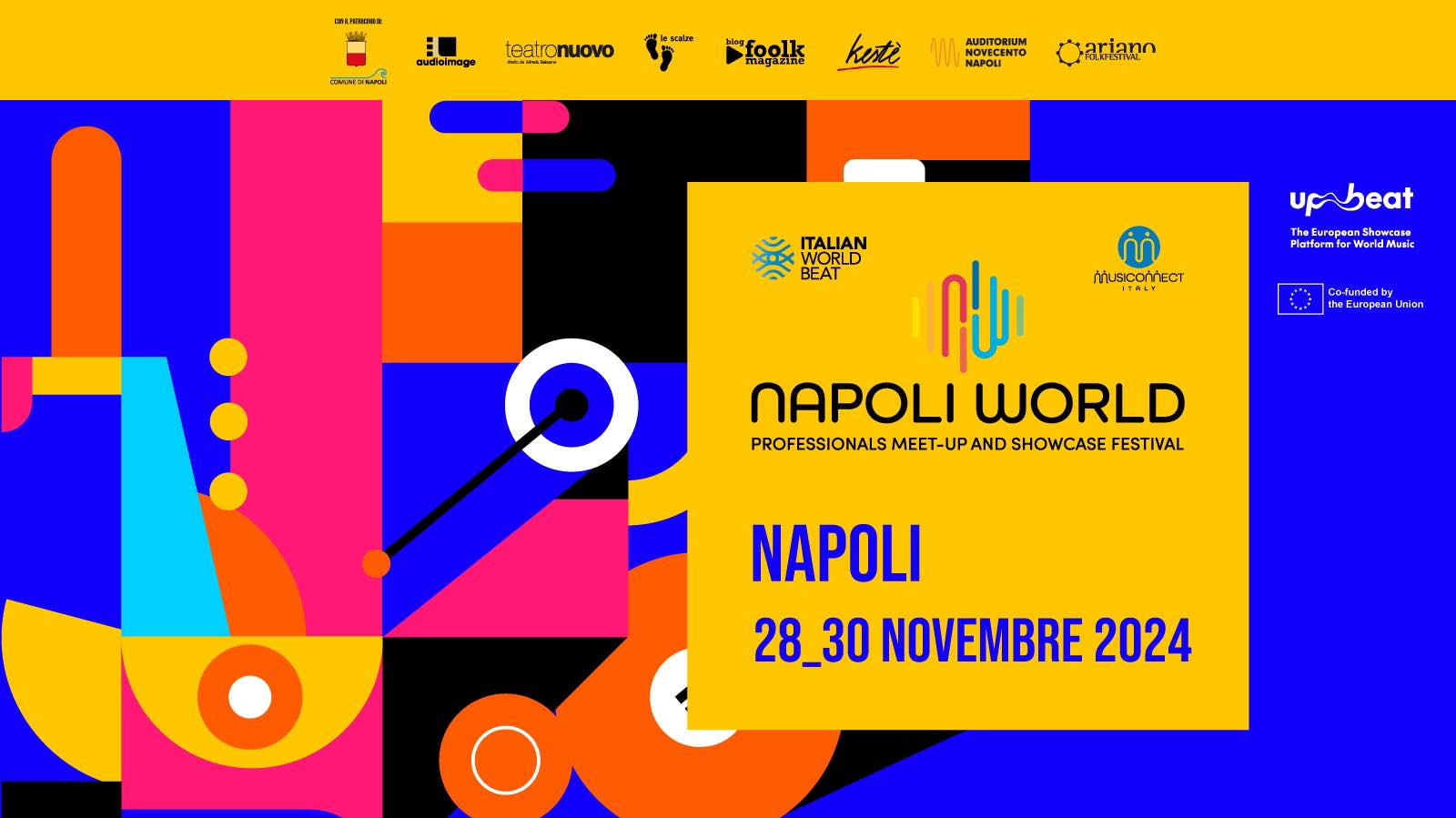 A fine novembre la quarta edizione di “NAPOLI WORLD” 2024 – professional meet-up and showcase festival  con la direzione artistica di Enzo Avitabile